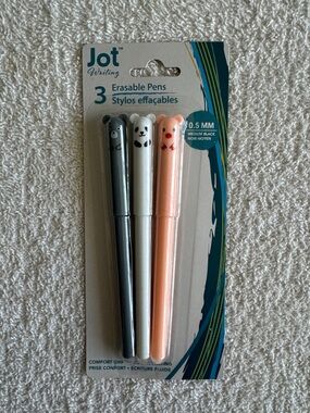 Jot Writing Erasable Pens 3-Pack